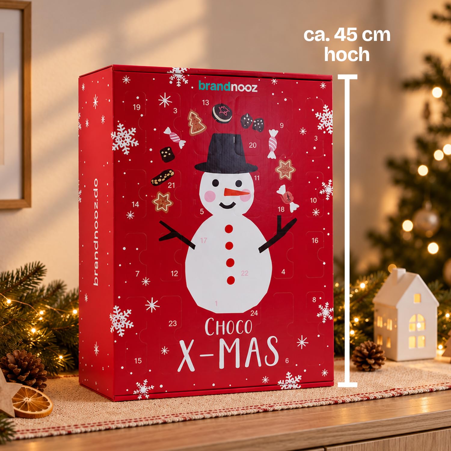 XL Adventskalender Schoko von brandnooz | süße Schoko-Überraschungen für die Adventszeit