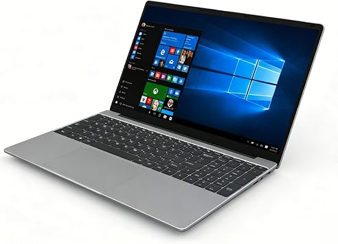 15.6 inch Laptop Computer PC, 12GB RAM 512GB SSD, Backlit KB Fingerprint, WiFi5/BT4.2/180 Open/Mini HDMI/Win 11 Pro