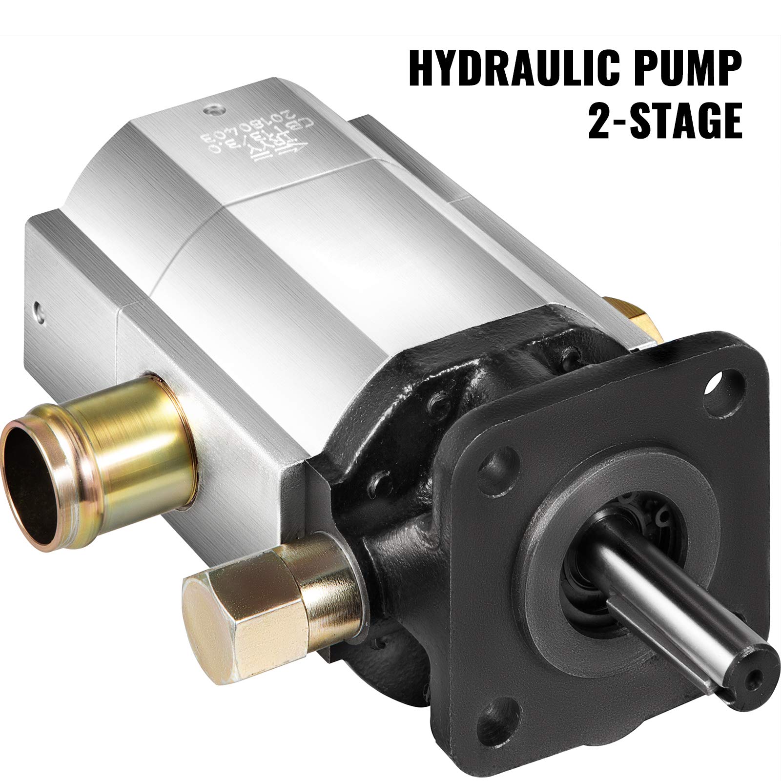 Bestauto Hydraulic Wood Splitter Pump 3000 PSI 2 Stage Log Splitter Pump 13 GPM, Hydraulic Gear