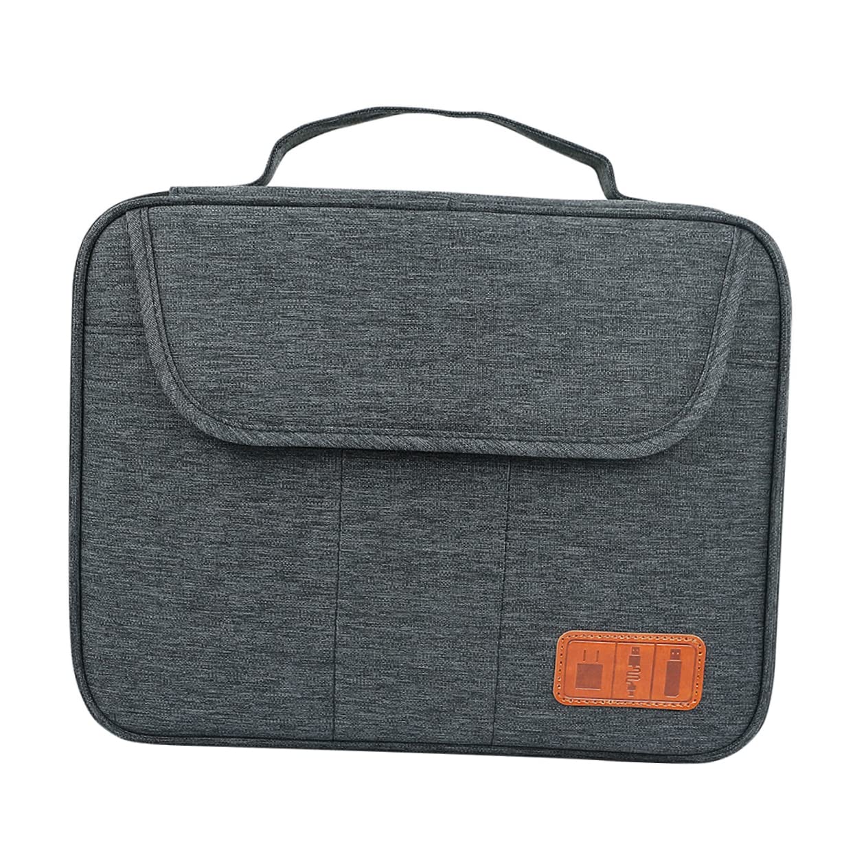 VILLCASE Bolsa de Almacenamiento Electrónica Multifuncional de Doble Capa para Organizador de Accesorios de Cable Estuche Portátil para Accesorios y Mochilas