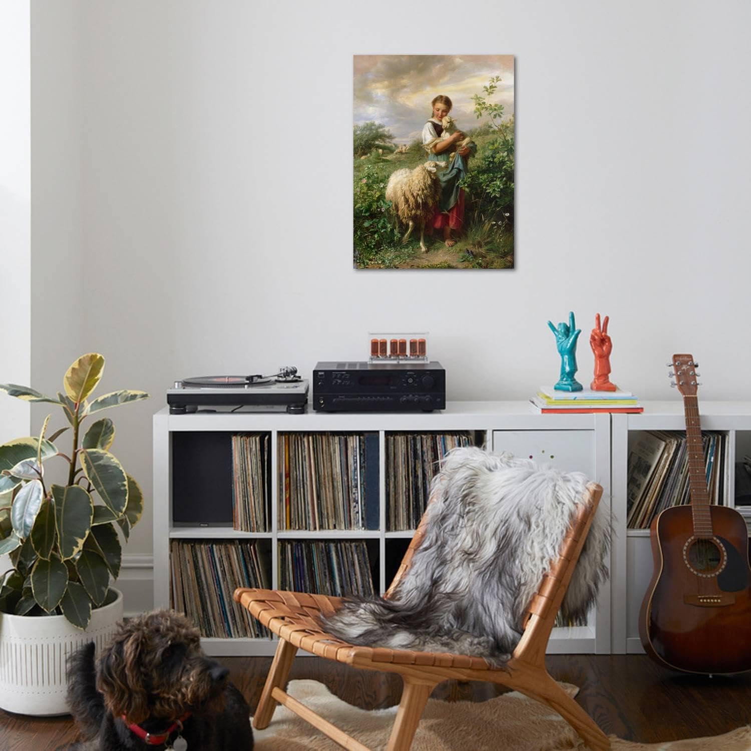 Amazon.com: ART.COM Wall Giclee Print The Shepherdess, 1866 by
