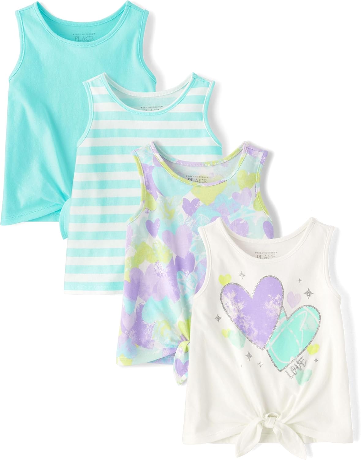 The Children's Place Baby-Girls and Toddler Tie Front Tank Tops