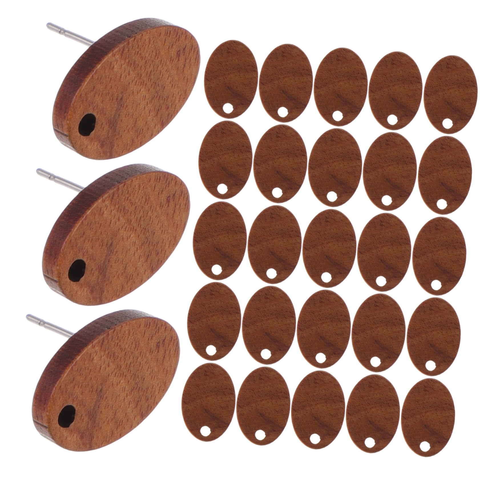 SHINEOFI 150 Stück Geometrische Holz Ohrstecker DIY Ohrringherstellung Ohrringpfosten Ohrringpfosten Für Die Schmuckherstellung Ohrringherstellung Kreative Ohrringe Zubehör