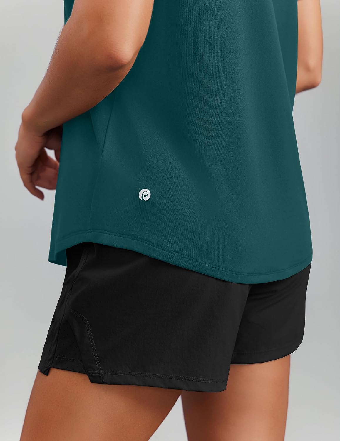  V Neck Workout Tops for Women Short Sleeve Quick Dry Shirts thumbnail