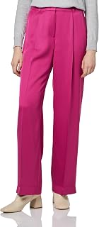 COMMA Regular: Twill-Hose mit Wide Leg