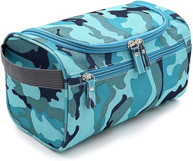 IGNPION Men's Hanging Travel Toiletry Wash Bag (Camouflage)