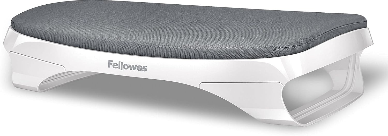 Fellowes I-Spire Series Foot Cushion/Rest, White/Gray (9311701)