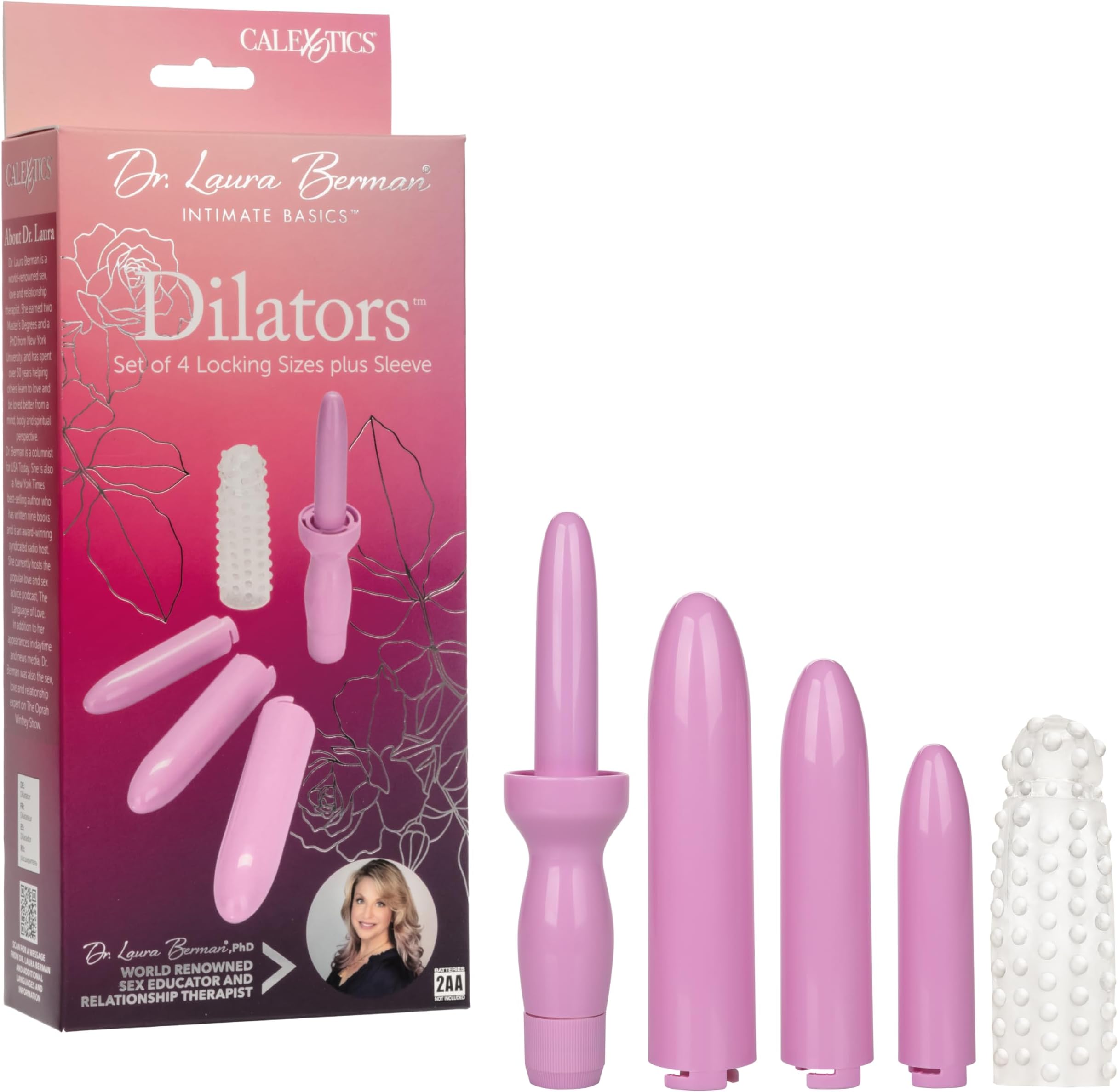 Dr Laura Berman Dilator Set 4 Sizes Purple