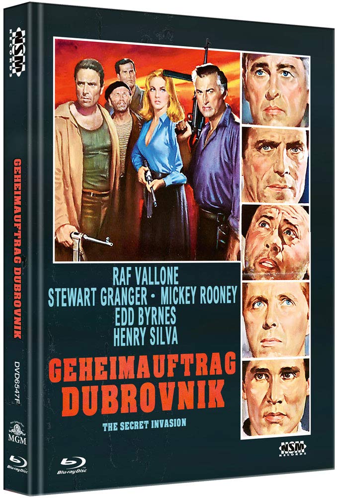Geheimauftrag Dubrovnik Blu-Ray más DVD en edición Mediabook Cover F alemana