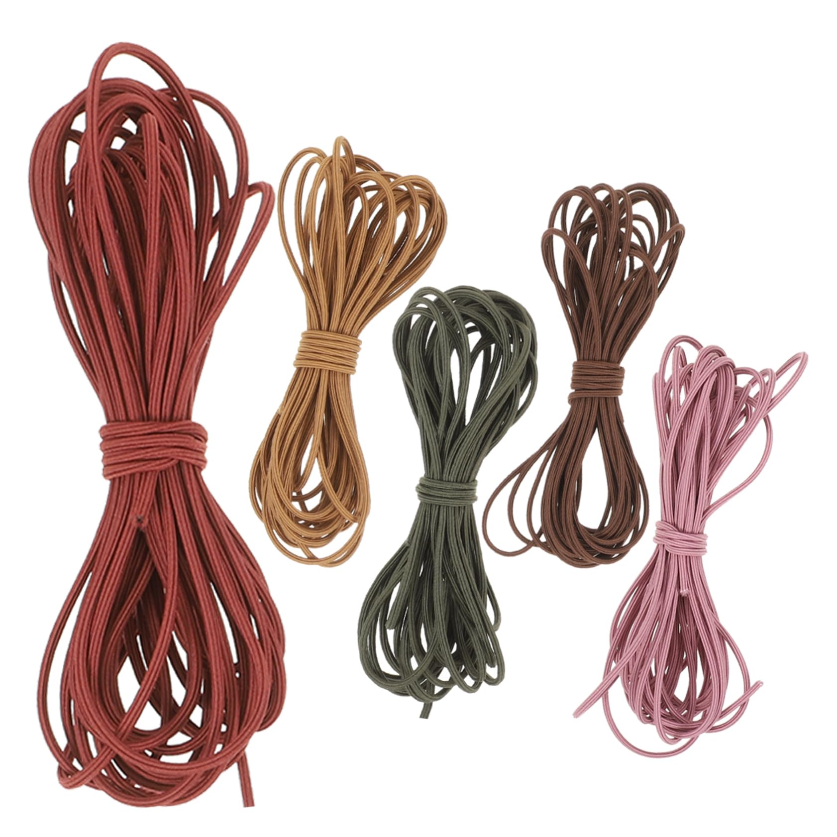 25 Piezas Banda De Goma De Hilo Elástico Hilo Elástico Para Abalorios Cordón De Cuentas Bricolaje Pulsera De Cordón Alambre Elástico Para Abalorios Con Cuentas Banda Elástica Cinta