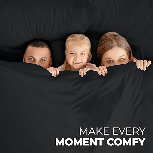 Miniatura 8 de ROYALE LINENS - Sábanas California King de 4 piezas - Ropa de cama de microfibra cepillada 1800 - 1 sábana bajera, 1 sábana encimera, 2 fundas de