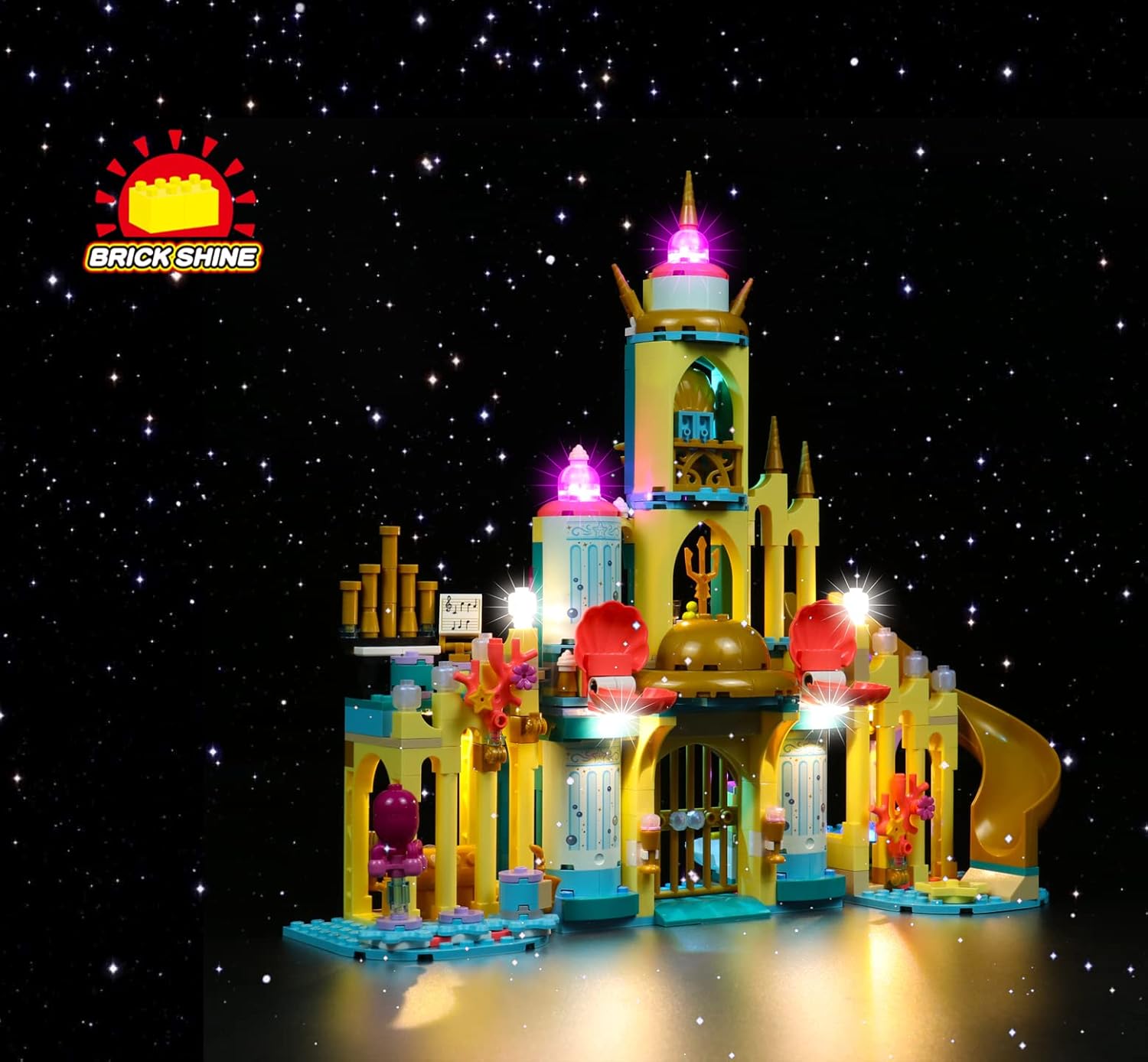 GC Light kit for Lego® Ariel's Underwater Palace 43207(Lego Set is not Included) (Classic)