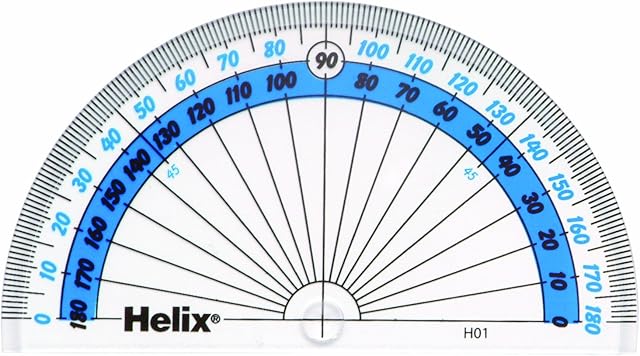 Helix H01040 10cm 180 Degree Protractor