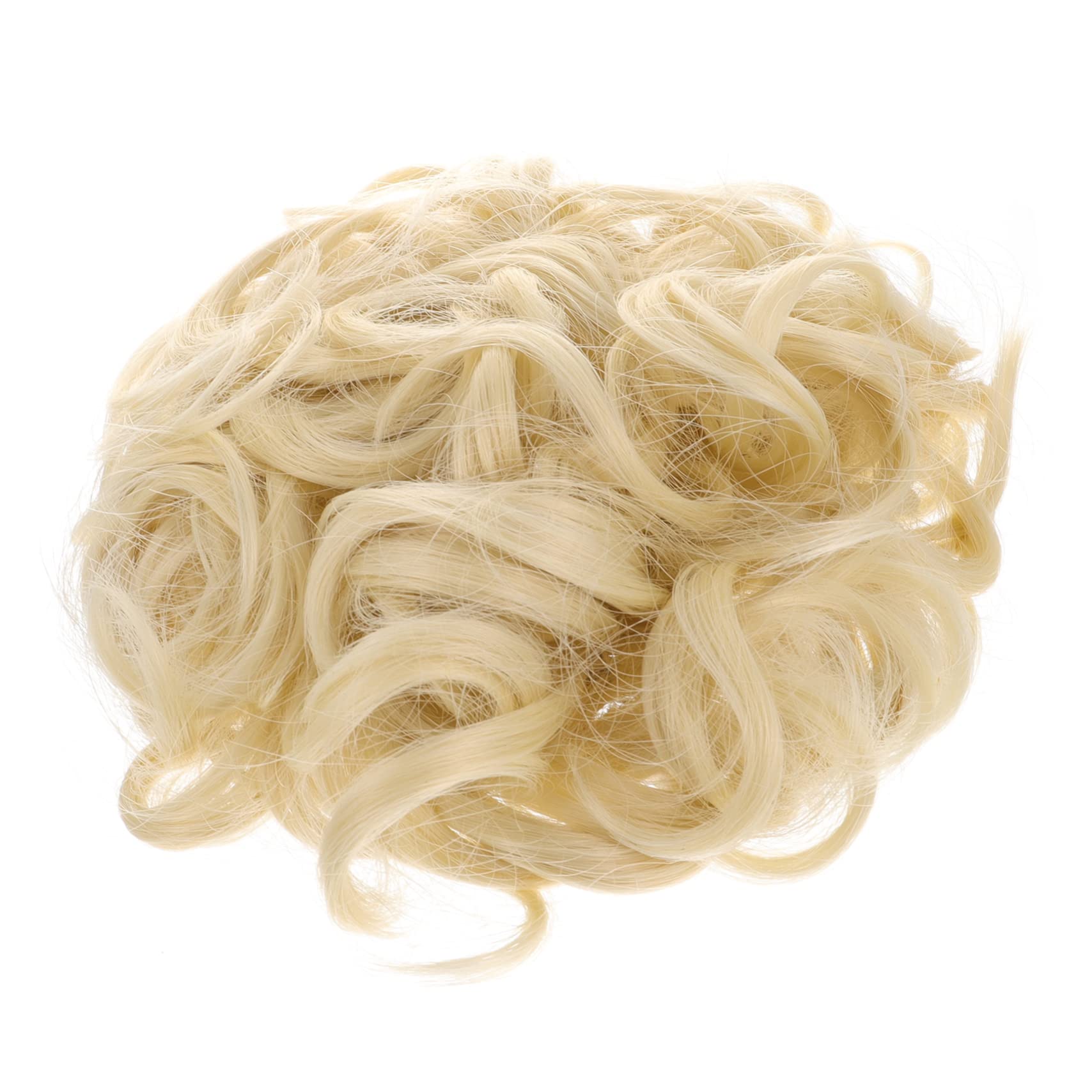 NOLITOY Realistic Hair Wig Cover for Cosplay and Styling Fullness and Volume Bun Accessory