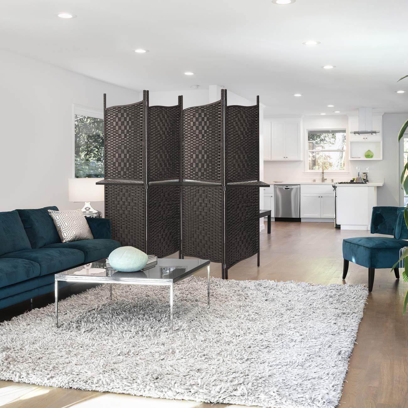 Buy Sorbus Room Divider Privacy Screen, Foldable Panel Partition Wall