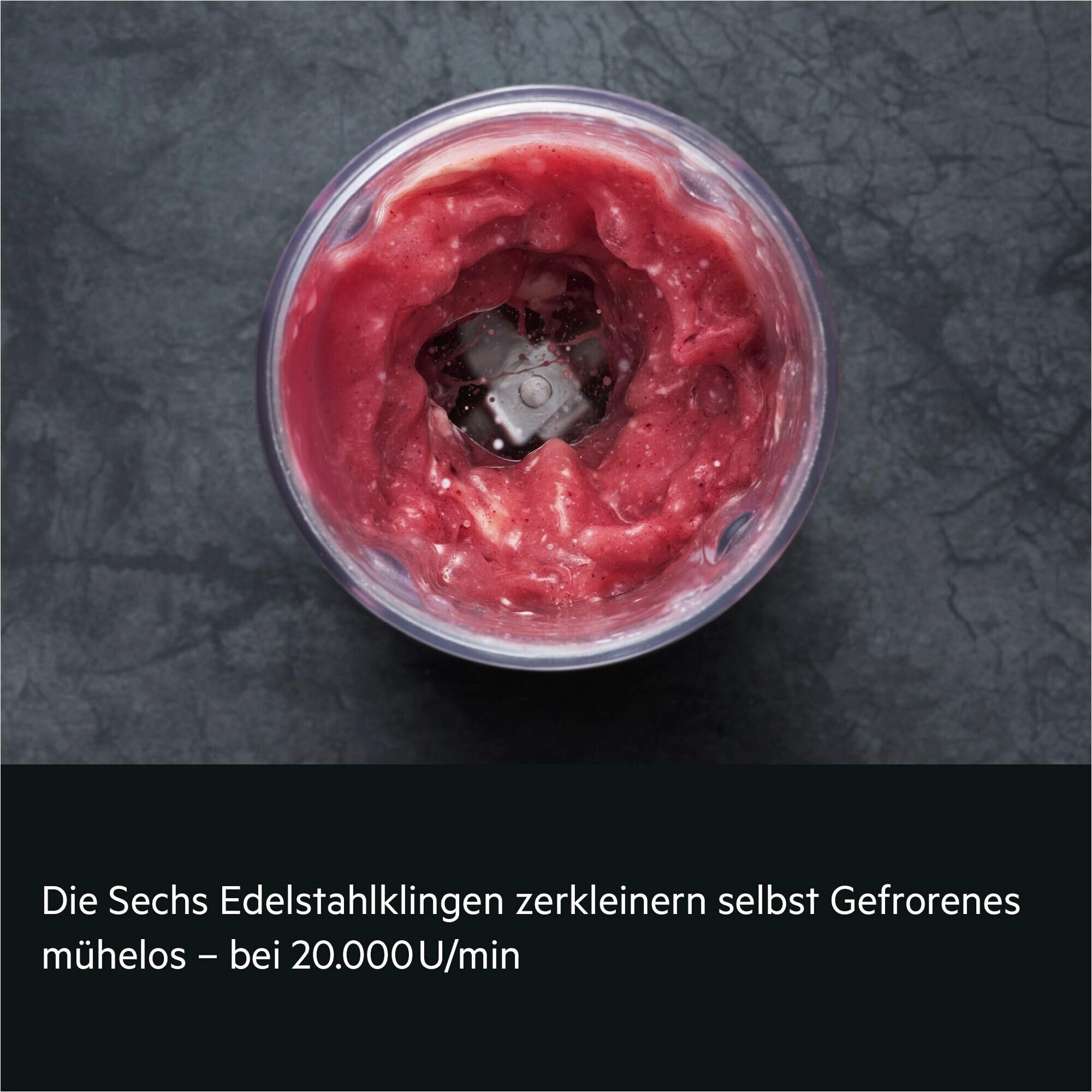 AEG Tragbarer Standmixer, auslaufsicherer 500 ml Trinkbehälter, PB4-1-2CG | Akku Smoothie Maker wiederaufladbar, kabellos, Crushed Ice, Smoothies in 30s, für Gym, Büro und Reisen, BPA frei