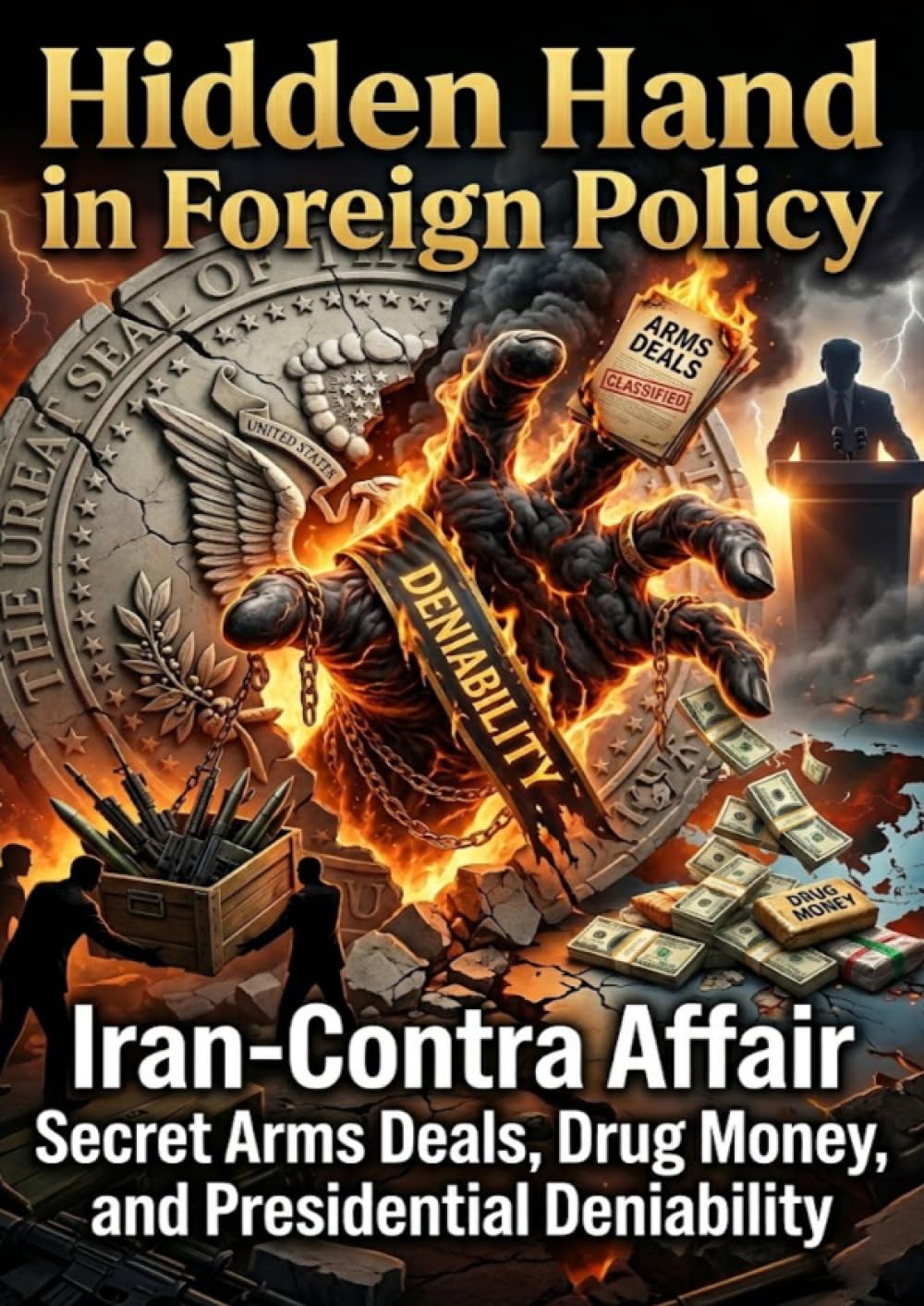 Hidden Hand in Foreign Policy: Iran-Contra Affair Secret Arms Deals, Drug Money, and Presidential Deniability