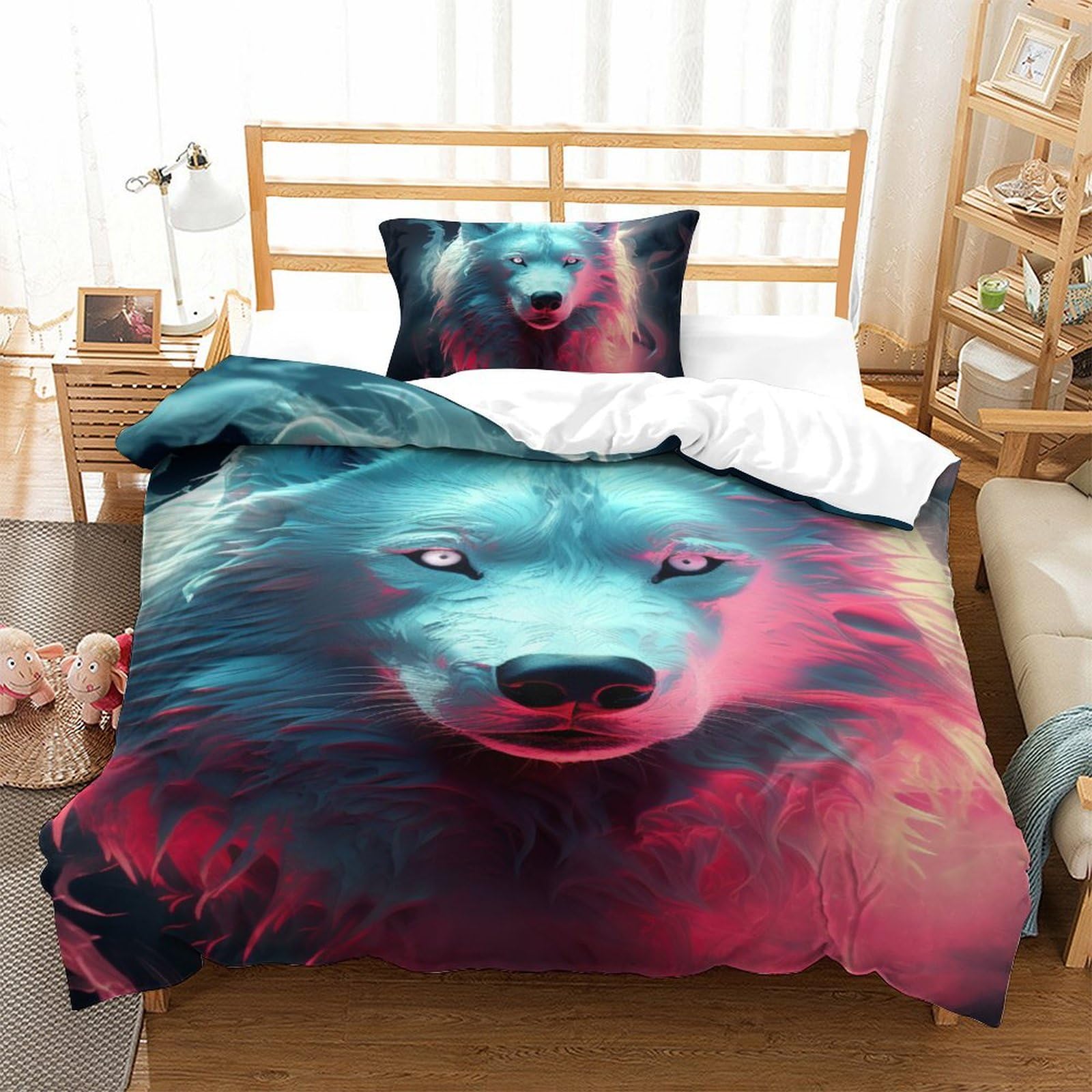 Linge de lit Loup-Garou 3D pour transformer la chambre d'un adolescent passionné de fantastique