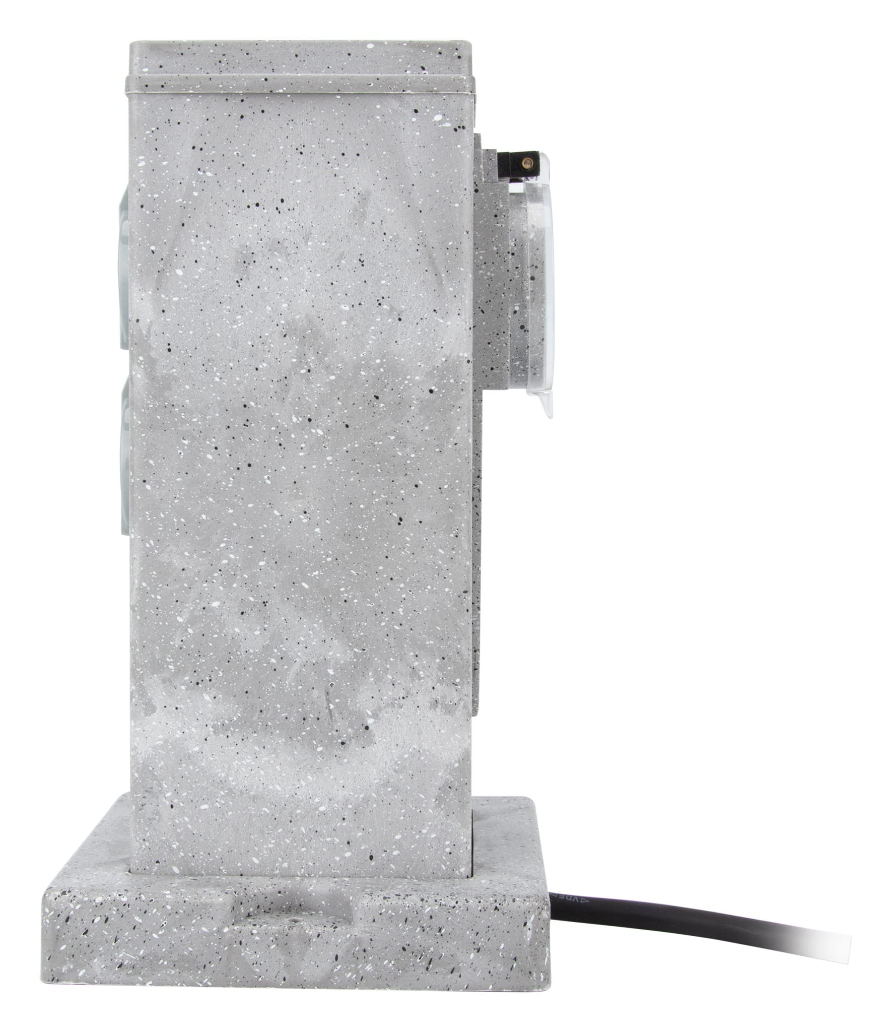Zenitech Borne pierre 2x16A programmateur 5m Gris