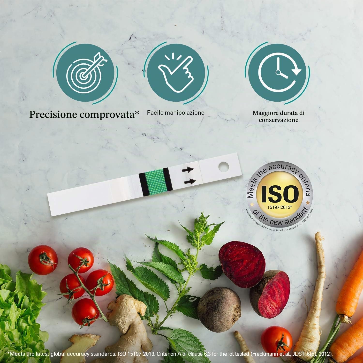 Accu-Chek, strisce reattive per misurare il livello di glucosio nel sangue (confezione da 50)
