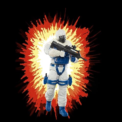 Miniatura 4 de G.I. Joe Classified Series Retro Cardback Snow Serpent, Figura de acción coleccionable de 6 pulgadas con 8 accesorios