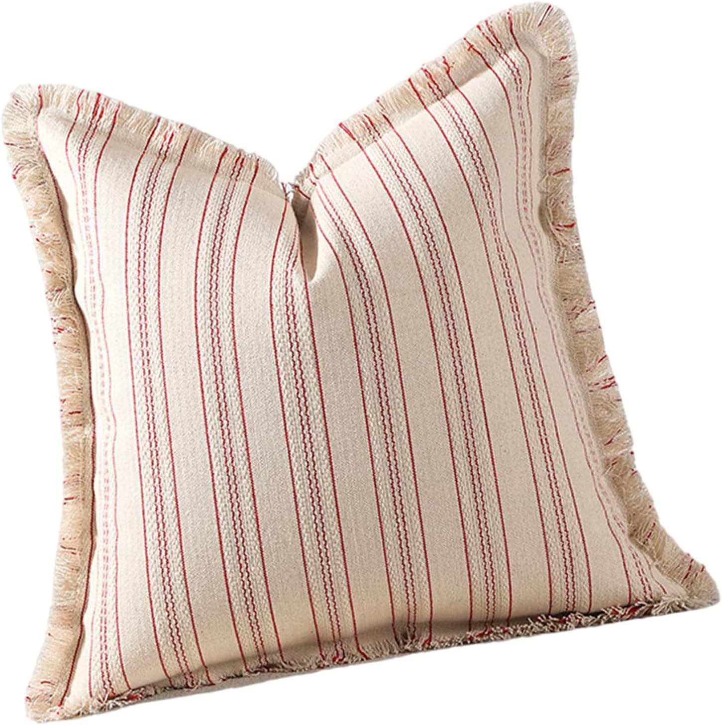 Decorative Jacquards Cushion Shell, Elegant Polyester, Red