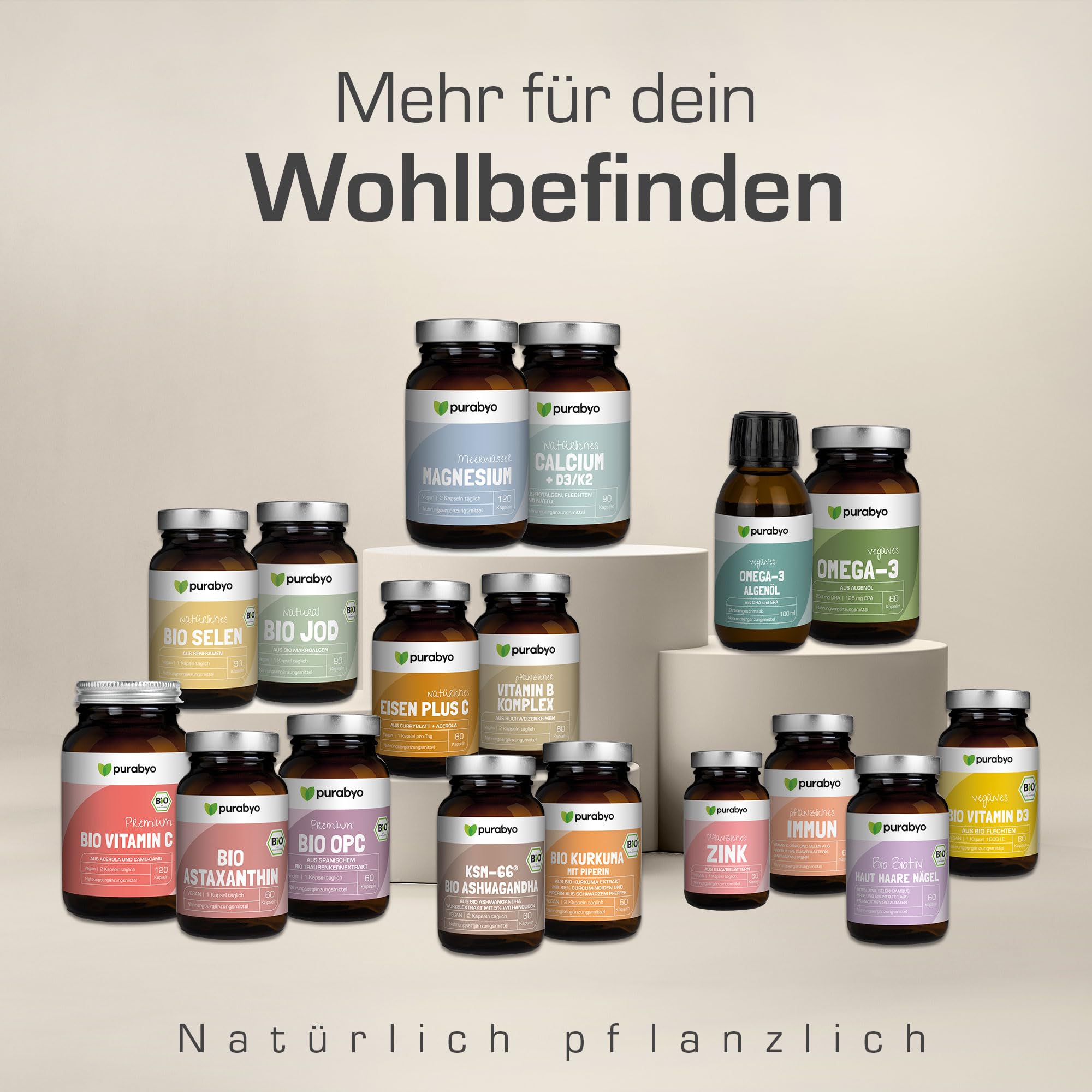 Algenöl flüssig Omega 3 VEGAN | im Glas | Veganes Algenöl | Omega 3 Fettsäuren DHA und EPA | hochdosiert | Hoher EPA Gehalt | 315 mg DHA und 105 mg EPA (Packung mit 2)