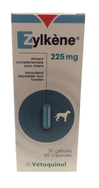 ZYLKENE Boîte de 30 gélules Vetoquinol - 225 mg - Pour chien