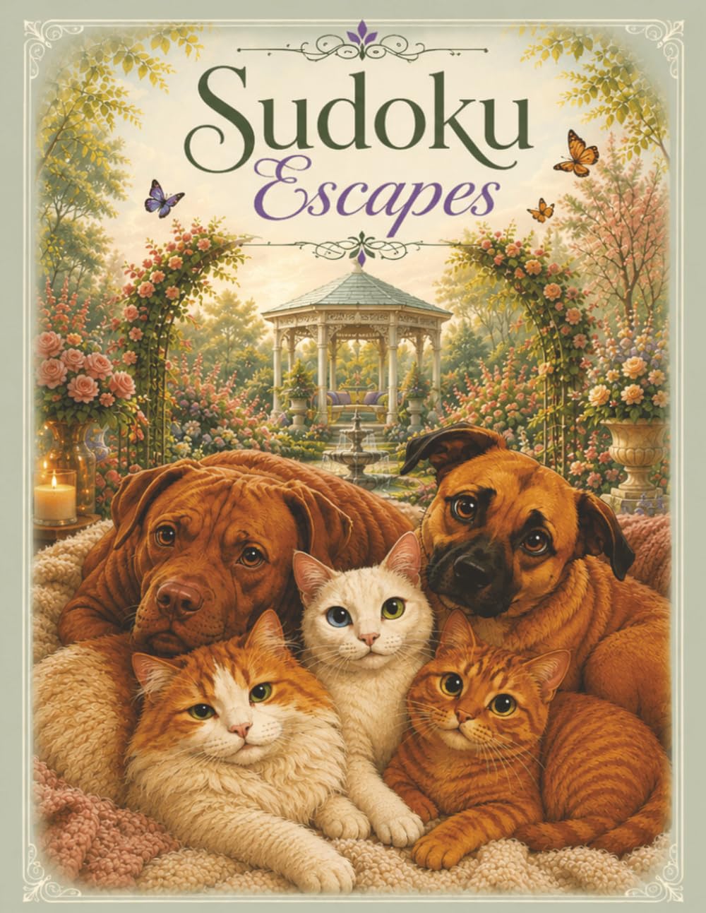 Sudoku Escapes: 80 Pages of Relaxing Sudoku Puzzles and Color by number Retreats (Love, Faith & Relaxation Puzzle & Coloring Books for Anxiety Relief, Inner Peace, and Pet Lovers)