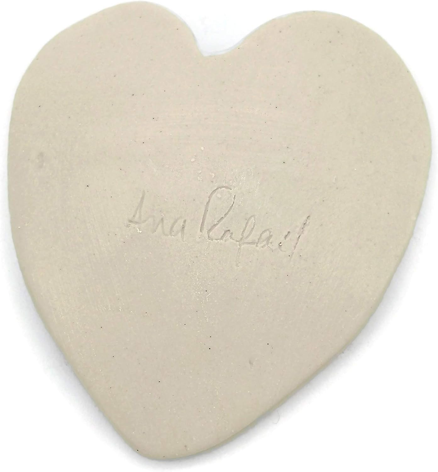 Small Heart Bowl Ceramic Trinket Dish, Handmade Ring Plate for Mom image 4