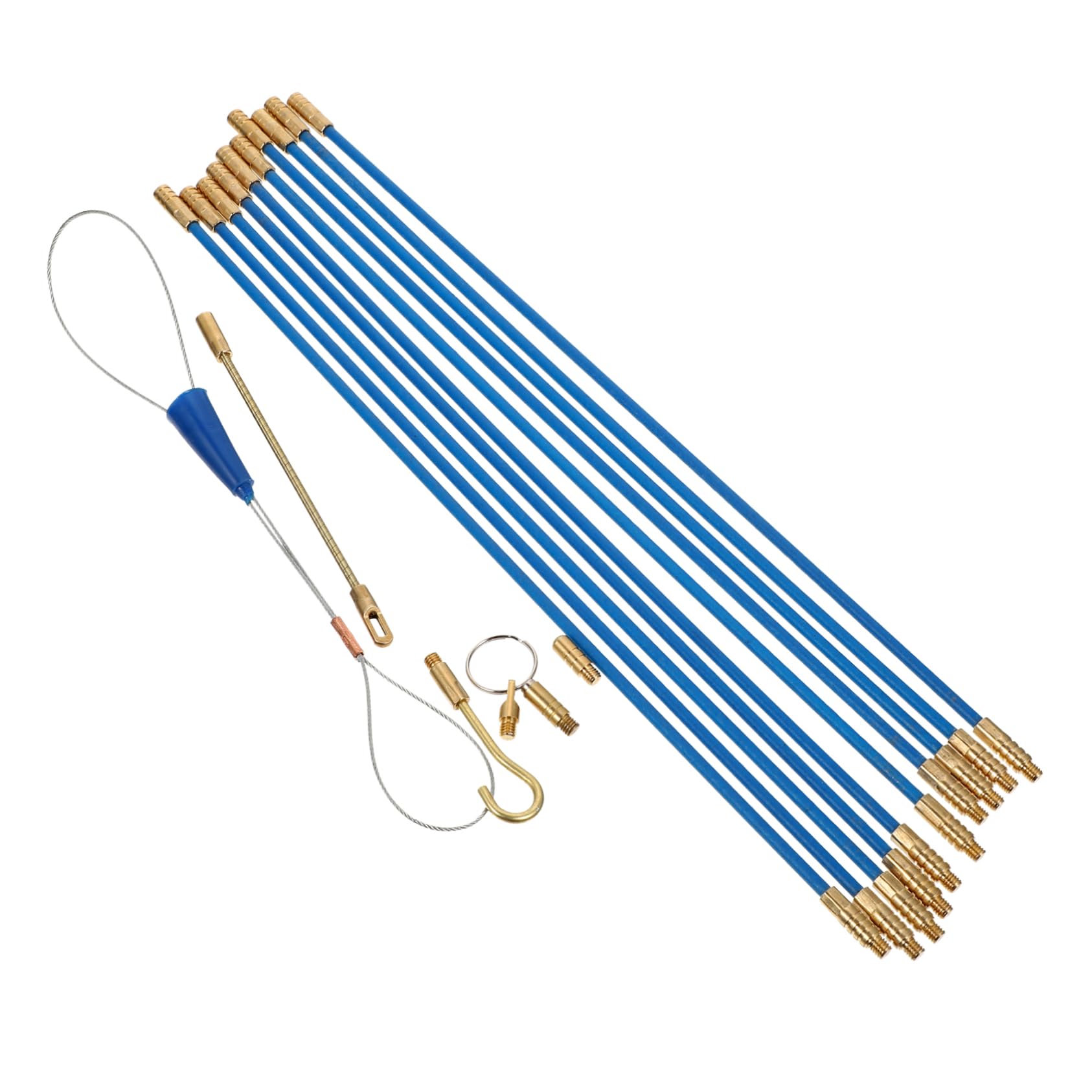 OSALADI 2sätze Kabelziehset Für Elektrische Kabel Teiliges Fiberglas-fischbandset Für Wanddurchführungen Für Elektroinstallationen Unterdecken Und Mehr