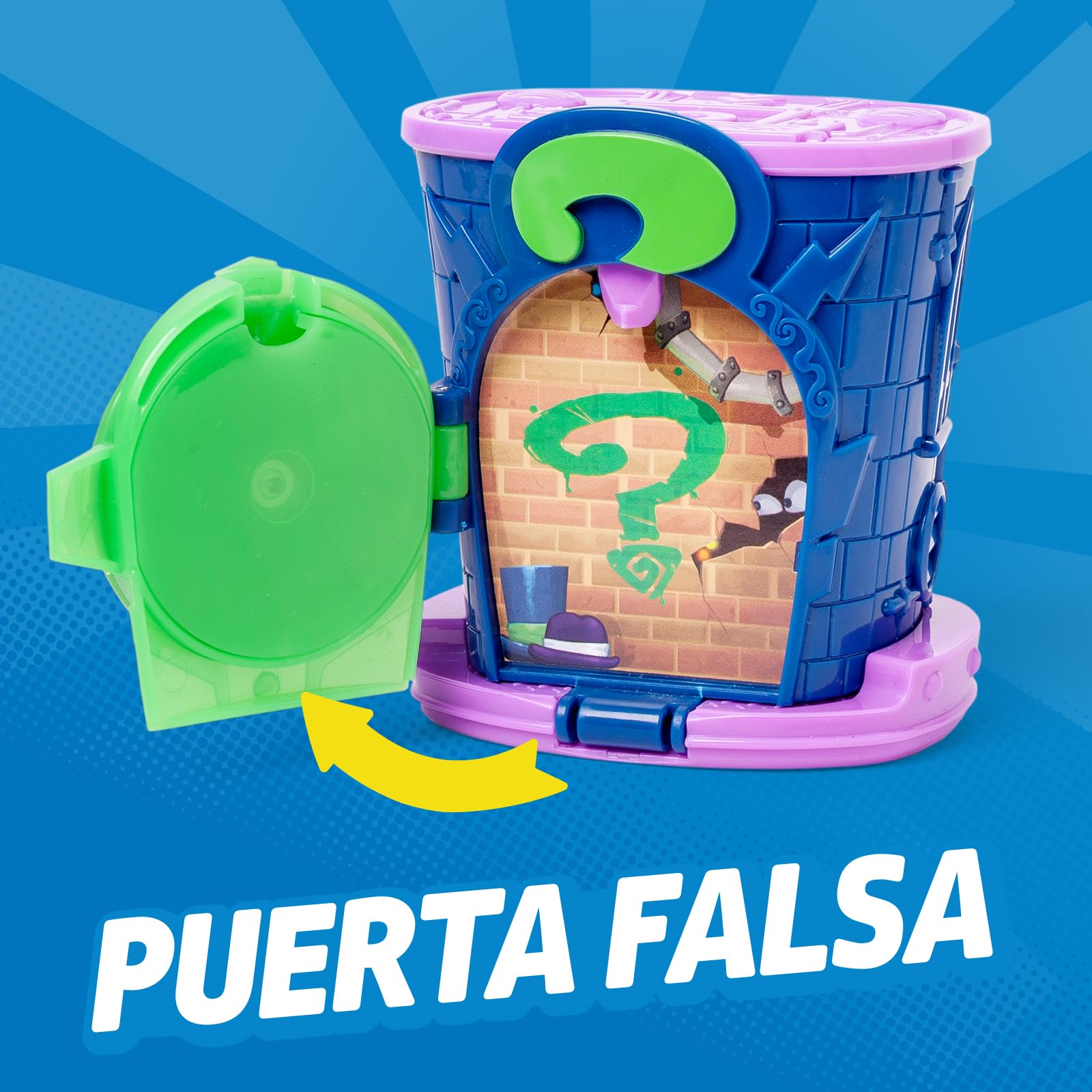 SUPERTHINGS KAZOOM Power – Hidden Base Enigma. Guarida de Enigma de la Serie de TV “Kazoom Power”. Contiene 1 Hidden Base, 1 Enigma Exclusivo y 1 Kazoom Exclusivo