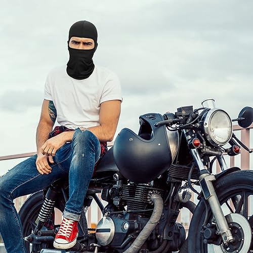 Miniatura 2 de 4 Pcs Balaclava Face Ski Mask Full Face Cover Hood Shiesty Masks for Men Women