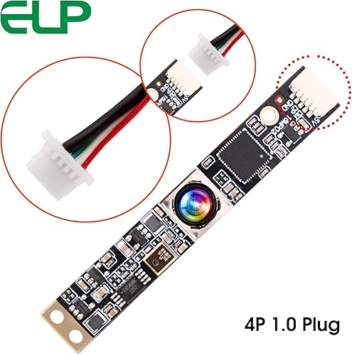 Miniatura 8 de ELP Cámara USB de enfoque automático de 16 MP con micrófono para computadora Mini UVC USB2.0 Lightburn Cámara Micro USB Seguridad PC Módulo de