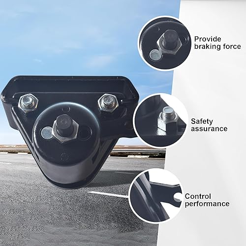 Miniatura 3 de Go kart Brakes Pinza de freno mecánica con soporte negro