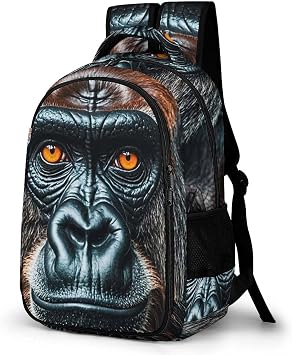 17 Inch Backpack A Gorilla Lightweight Laptop Backpack Large Capacity Travel Hiking Daypack Shoulder Bags