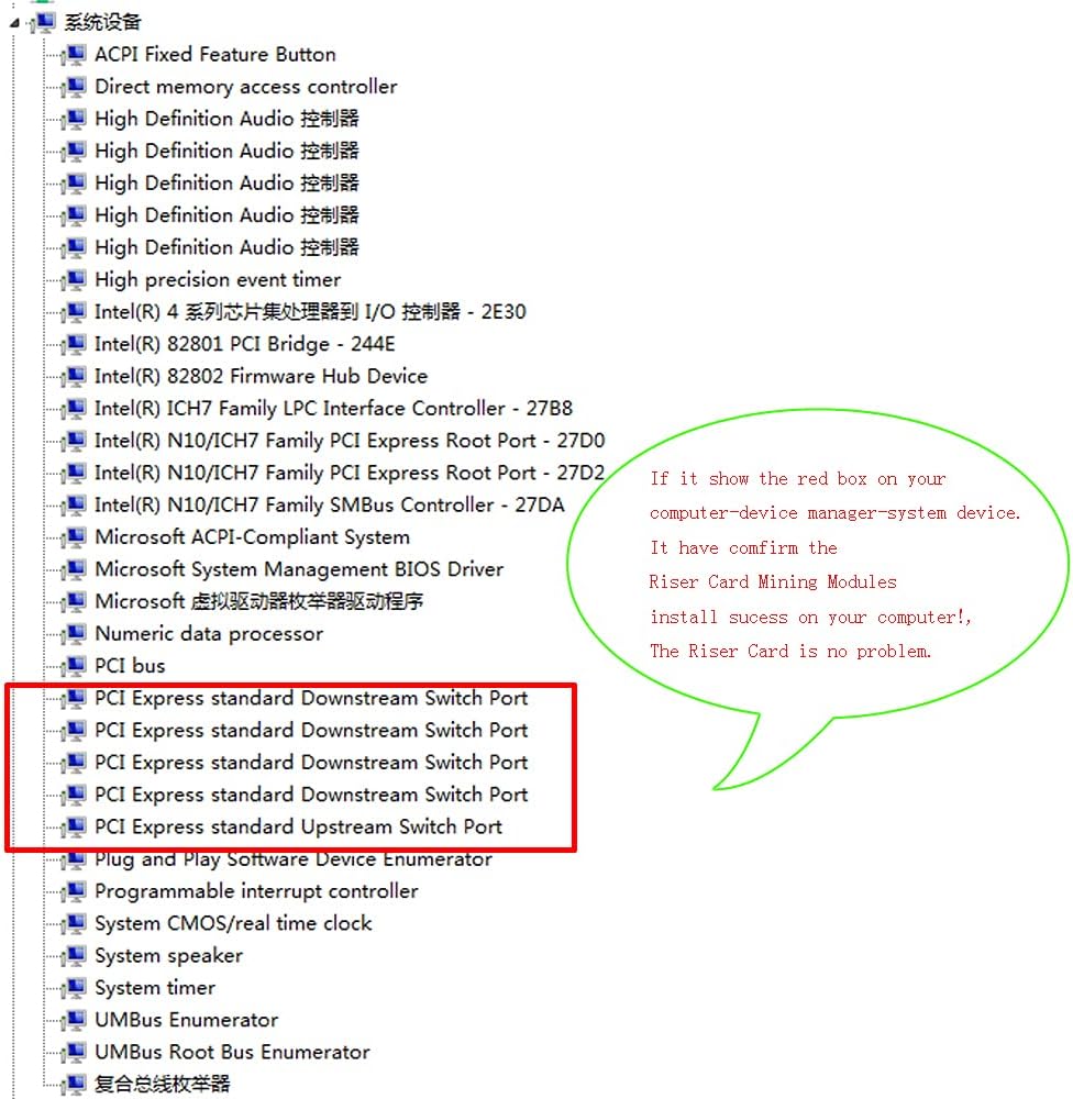 PCI-E 1 to 4 PCI Express 16X Slots Riser Card Mining Modules PCI-e 1X to External 4 PCIe Slots Adapter Pcie Port Multiplier-GOLDEN BLUE