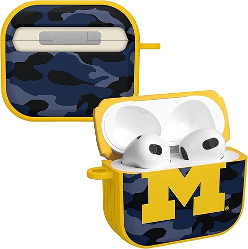 AFFINITY BANDS Michigan Wolverines Camo HDX - Funda compatible con Apple AirPods Generación 3