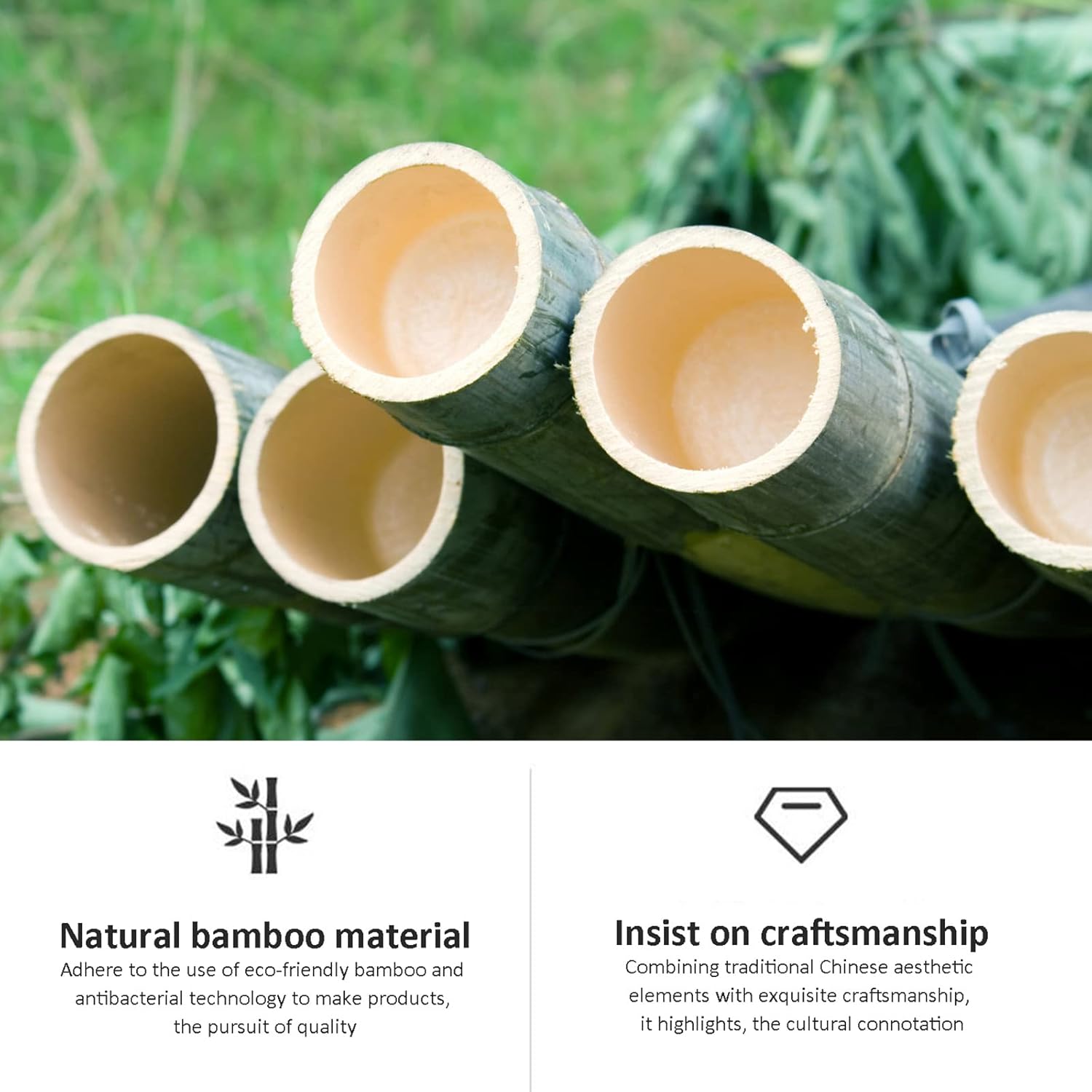 Bamboo Folding Bar Stool,Protable Folding Stool,Kitchen Counter Height Stool,Foldable bar chair with Footrest,Collapsible Wooden bar stools for Home Kitchen Breakfast,Natural,30x61cm(12x24inch)