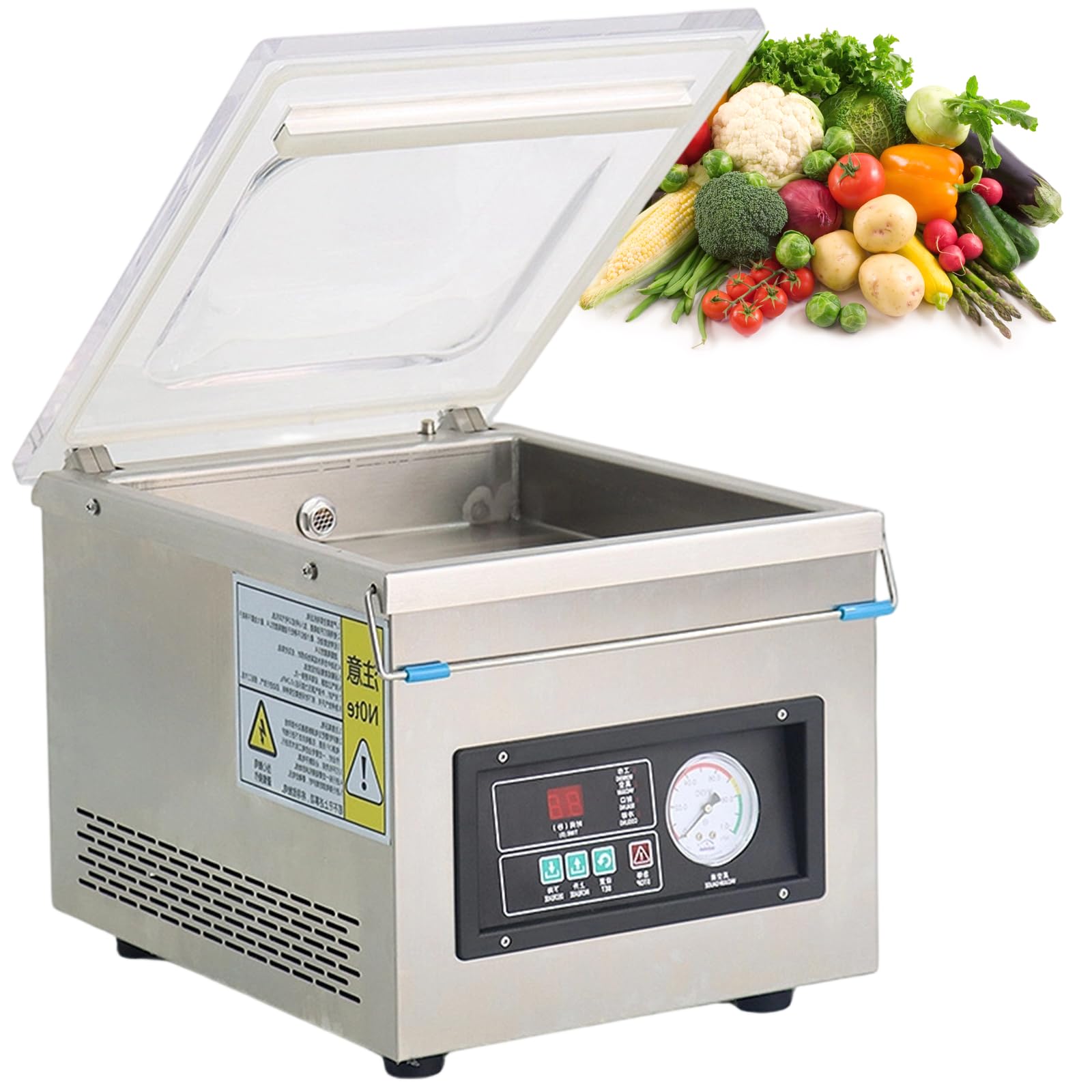 Zgrzewarka PróżNiowa Do śWieżYch MięS, Maszyna Do Zgrzewania żYwnośCi 370 W Z PręTem UszczelniająCym 26 Cm I Cyfrowym Panelem Sterowania Do Konserwacji MięSa DZ-260A3
