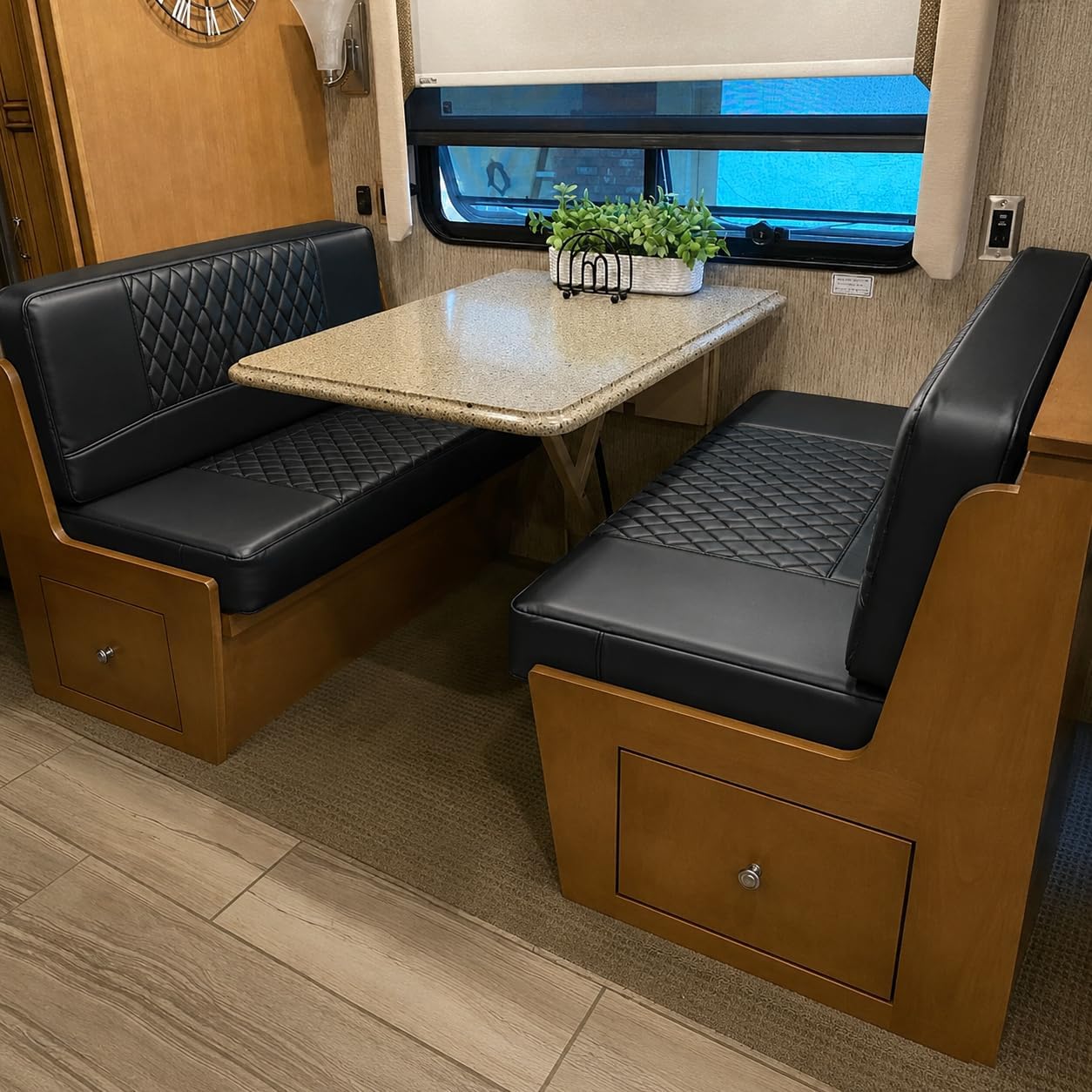 Kistrba 1 Set RV Dinette Booth Cushions – 40″