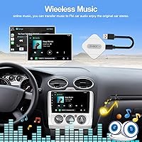 Vista 5 de Camecho Wireless Android Auto Car Adapter for OEM Factory Wired Android Auto Cars, Plug & Play Easy Setup Wireless Android Auto Dongle for Android
