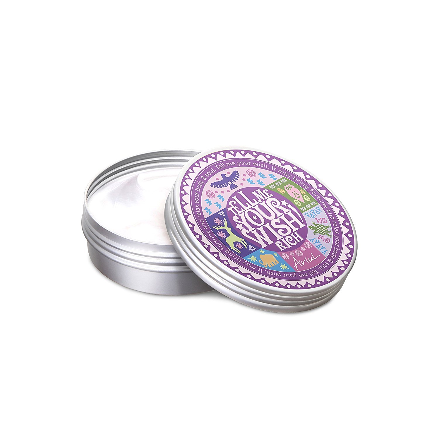 Ariul Shea Butter Natural Hand Cream Moisturizer Tell Me Your Wish Rich Tin Case (1.75 oz) Relaxing Herbal Lavender Scent, Butter Texture, Hydrolyzed Keratin, Bayberry, Cactus, Chrysanthemum Extracts