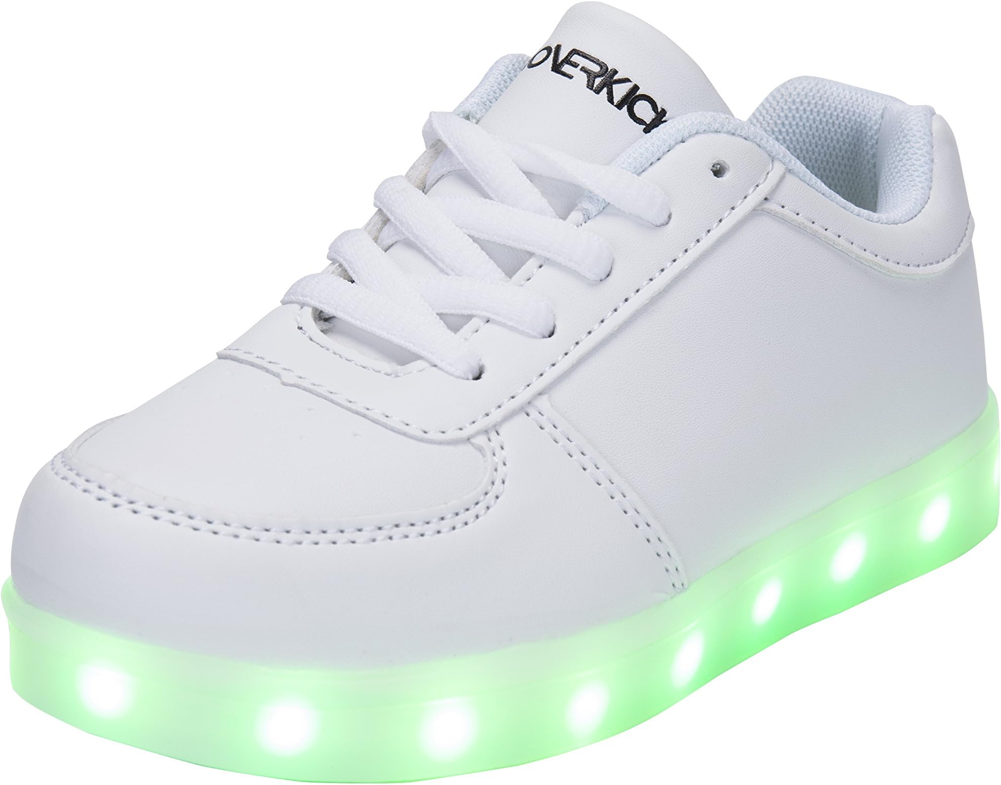 Light Up Shoes Hoverkicks Big Kids Nova (White) with Remote Control for Led Sneakers