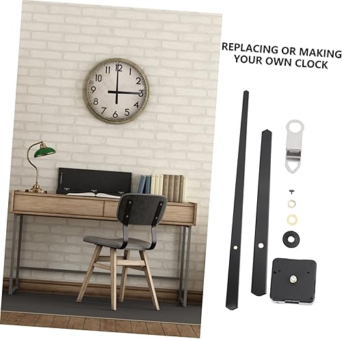 Miniatura 7 de Housoutil Mecanismo de reloj de eje largo de alto par para relojes de pared DIY movimiento de precisión operación silenciosa