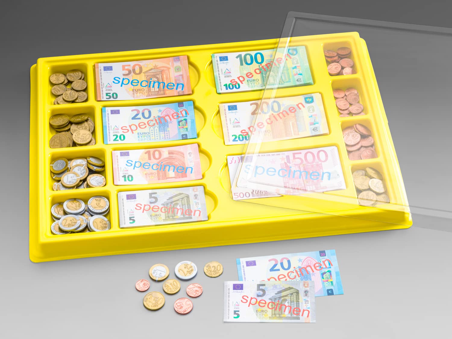 Wissner Box con 130 banconote e 160 monete per Scuola materna