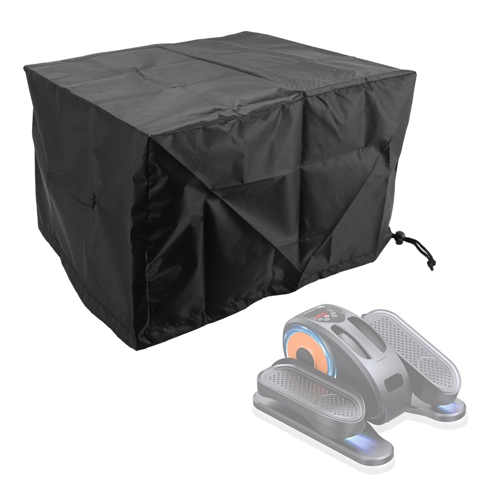 PerGar Exercise Machine Cover, Under Desk Elliptical Machine Cover, 420D Oxford Electric Ellipse Leg Exerciser Cover, Elliptical Trainer Protective Cover for Home (Small)