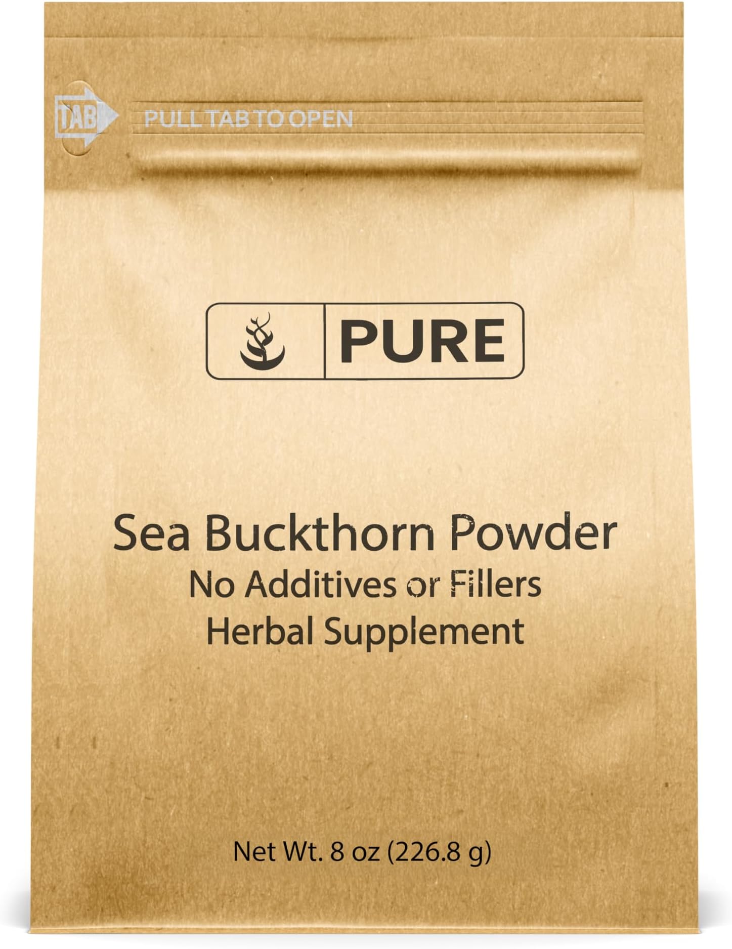 Pure Original Ingredients Sea Buckthorn (8oz) Traditional Supplement, Tart Berry Taste, Non-GMO