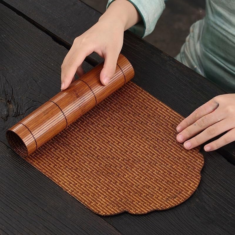 Chemin de table antidérapant résistant à la chaleur napperon imperméable lavable