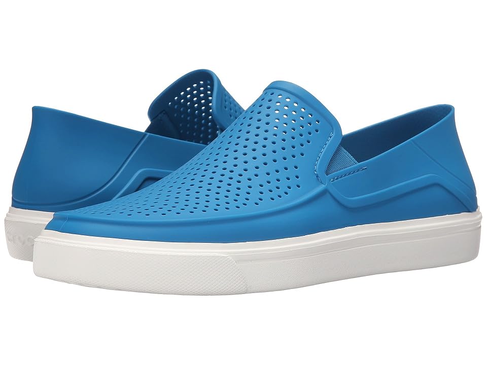 

Crocs CitiLane Roka Slip-On (Ultramarine/White) Men's Slip on Shoes